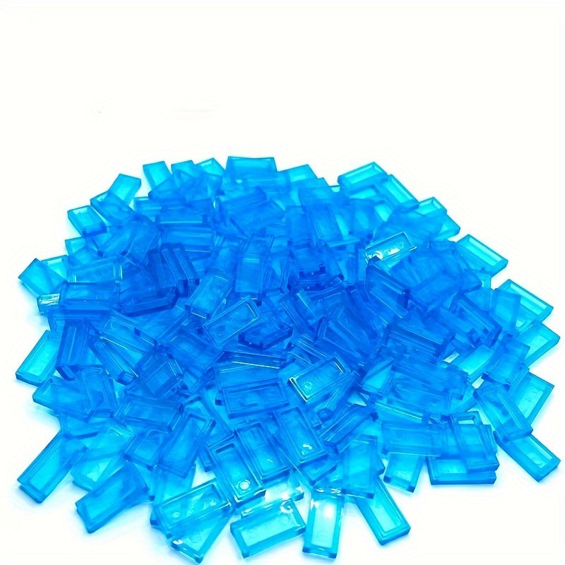 100pcs Transparent Light Panels for Pixel Art, ABS Blocks Compatible