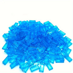 100pcs Transparent Light Panels for Pixel Art, ABS Blocks Compatible