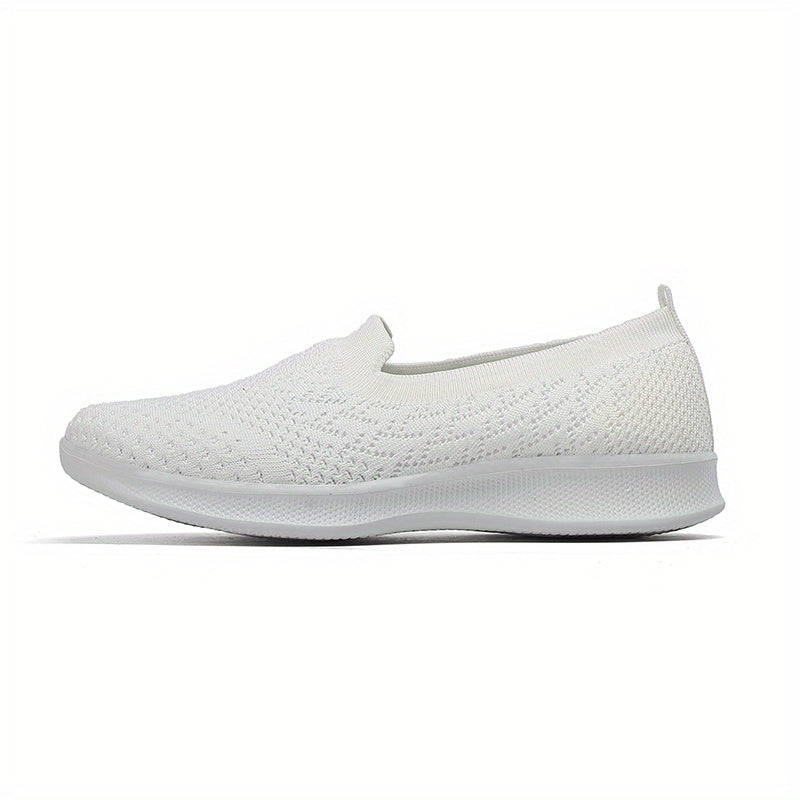 Women's Solid Walking Shoes Breathable Running Shoes