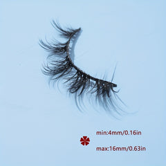 7 Pairs Spiky Manga Lashes Crisscross Style Anime False Eyelashes