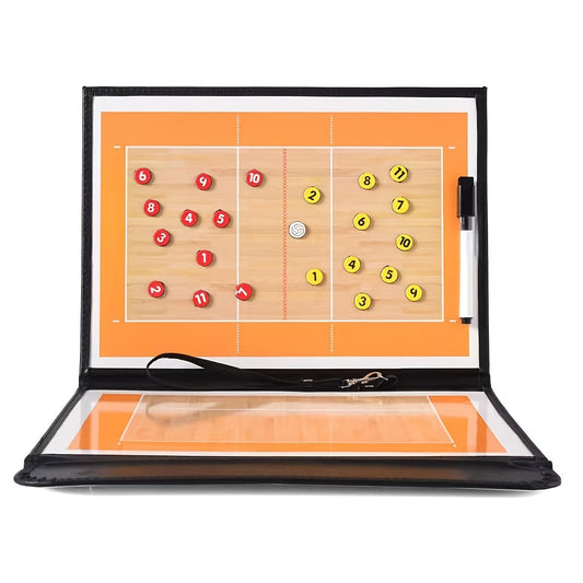 Magnetic Volleyball Coach Board with Marker Pen