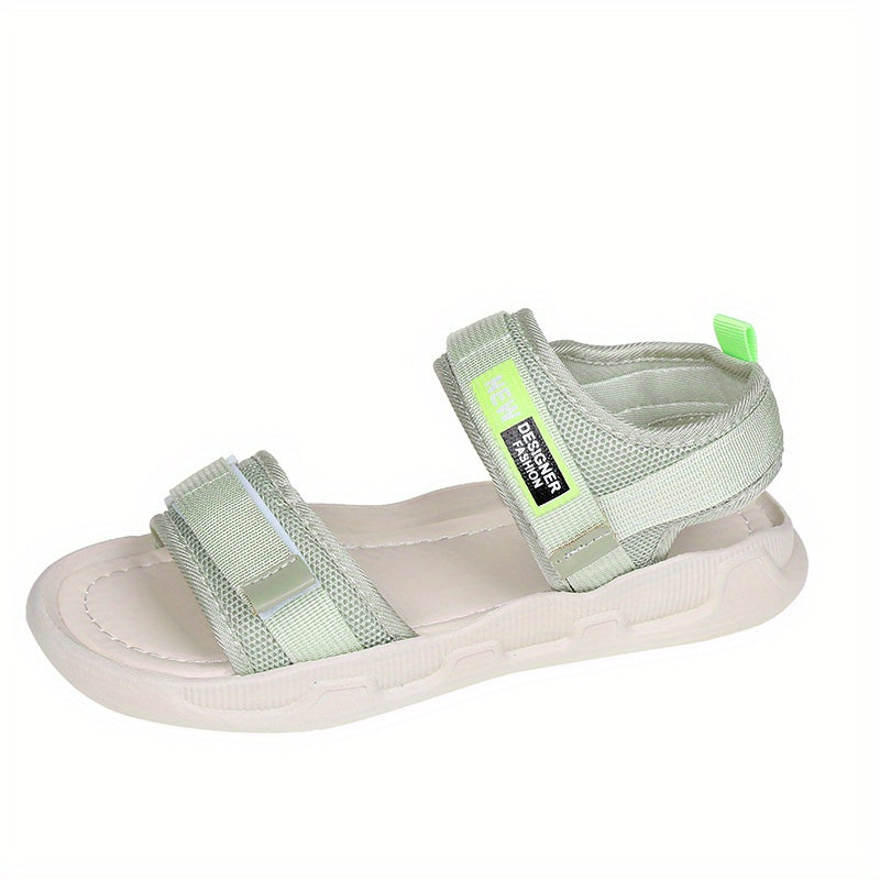 Women's Sports Sandals Open Toe Hook & Loop Casual Comfort Flat Shoes