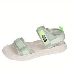 Women's Sports Sandals Open Toe Hook & Loop Casual Comfort Flat Shoes