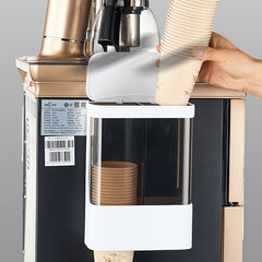 Automatic Cup Remover Dispenser Plastic Paper Dust Storage Rack Holder