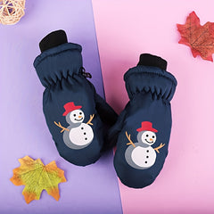 Winter Kids' Thick Warm Waterproof Snow Gloves