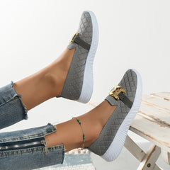Women's Lightweight Walking Shoes Low Top Sport Flat Shoes