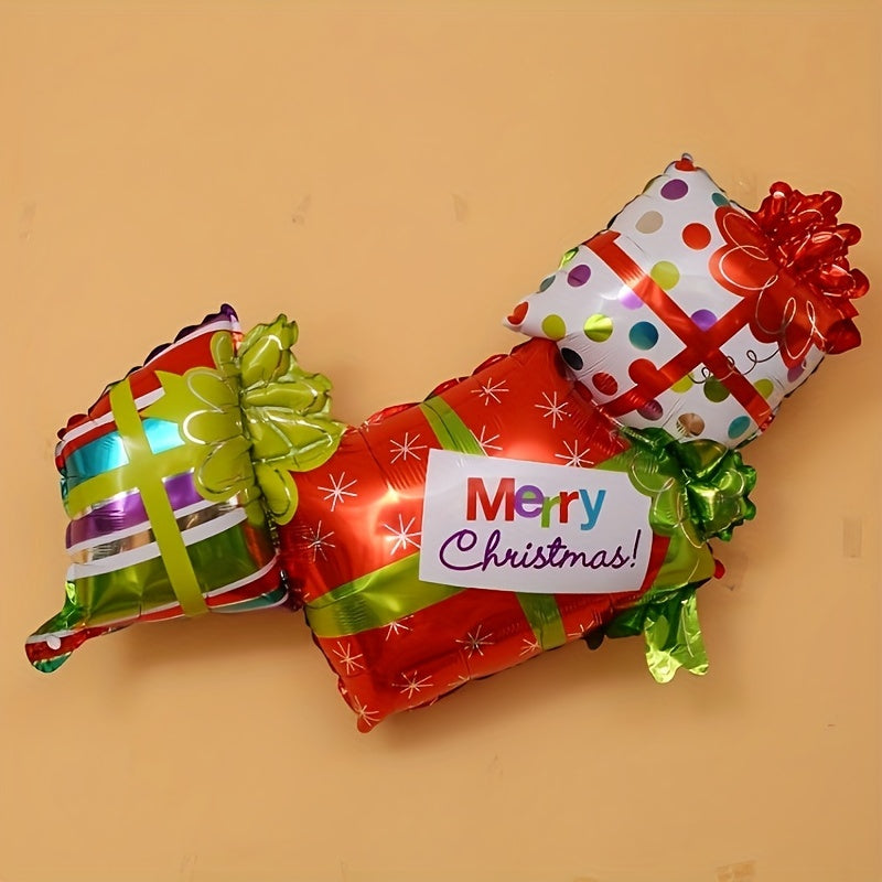 2pcs Christmas Gift Balloons Thanksgiving Halloween Scene Decoration