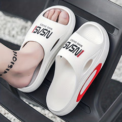 Men's Non Slip Platform Slides Comfortable Cloud Slides