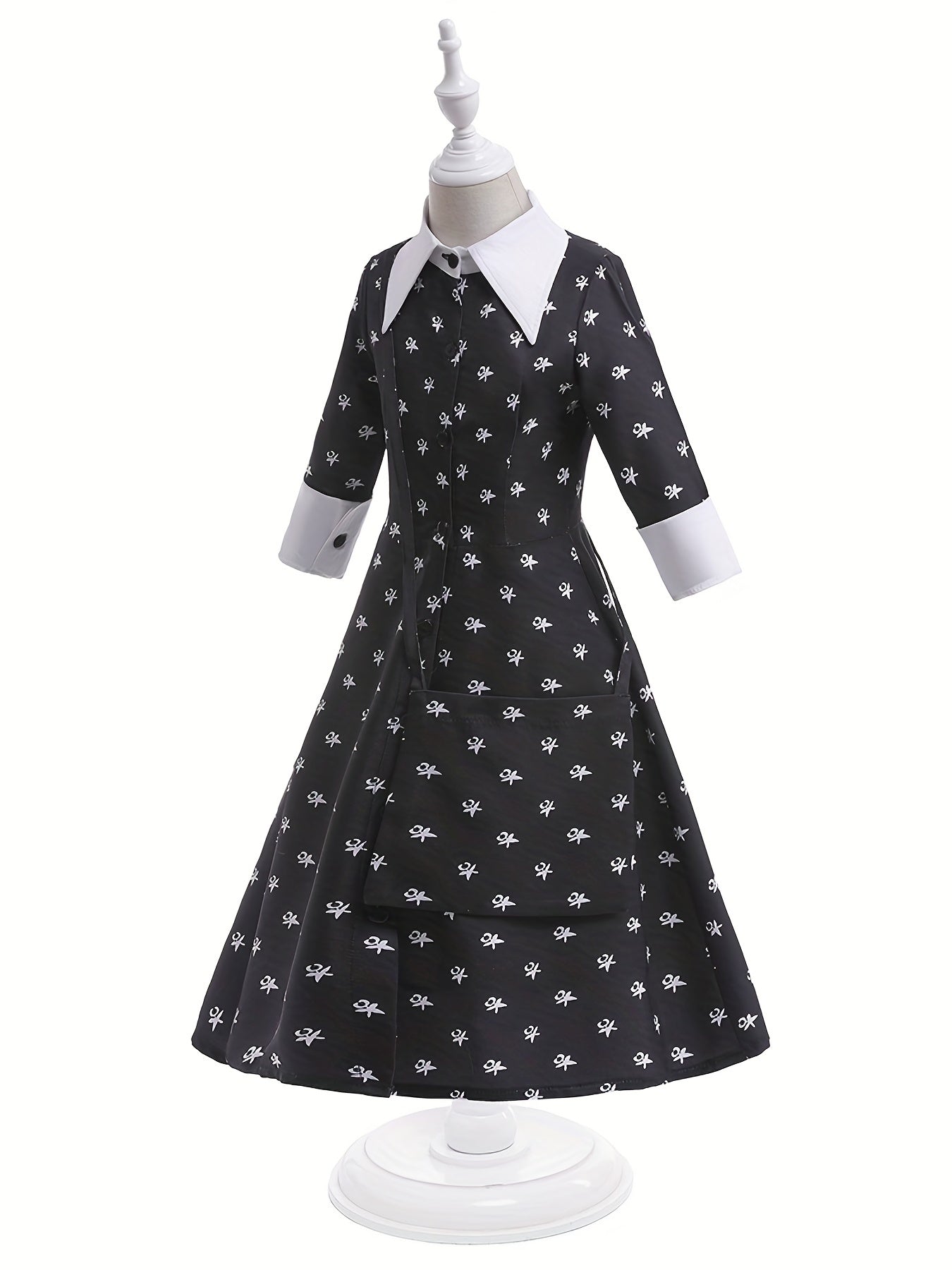 Girl s Halloween Cosplay Costume Dress & Bag Set