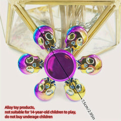 Colorful Zinc Alloy Fingertip Spinner Hand Spinner Finger Spinner Electroplating