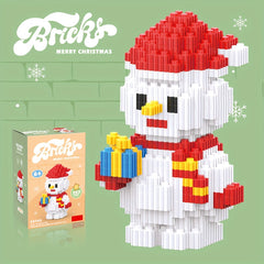 Christmas Model Blocks DIY Assembled Building Block Toys Children's Educational