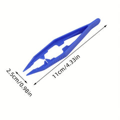 5pcs Beaded Tweezers 10.92cm, DIY Jewelry Making Tools
