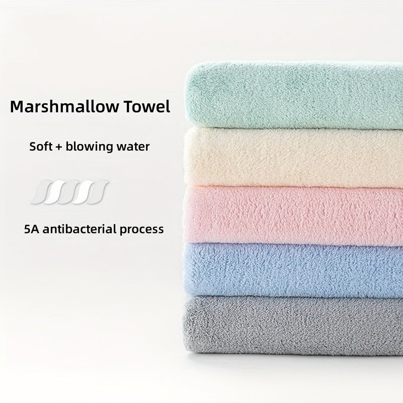 Soft Coral Velvet Hand Towel for Adults and Children