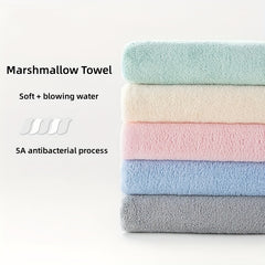 Soft Coral Velvet Hand Towel for Adults and Children