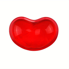 Heart Design Explosive Crystal Wrist Mouse Pad with Silicone Hand Rest