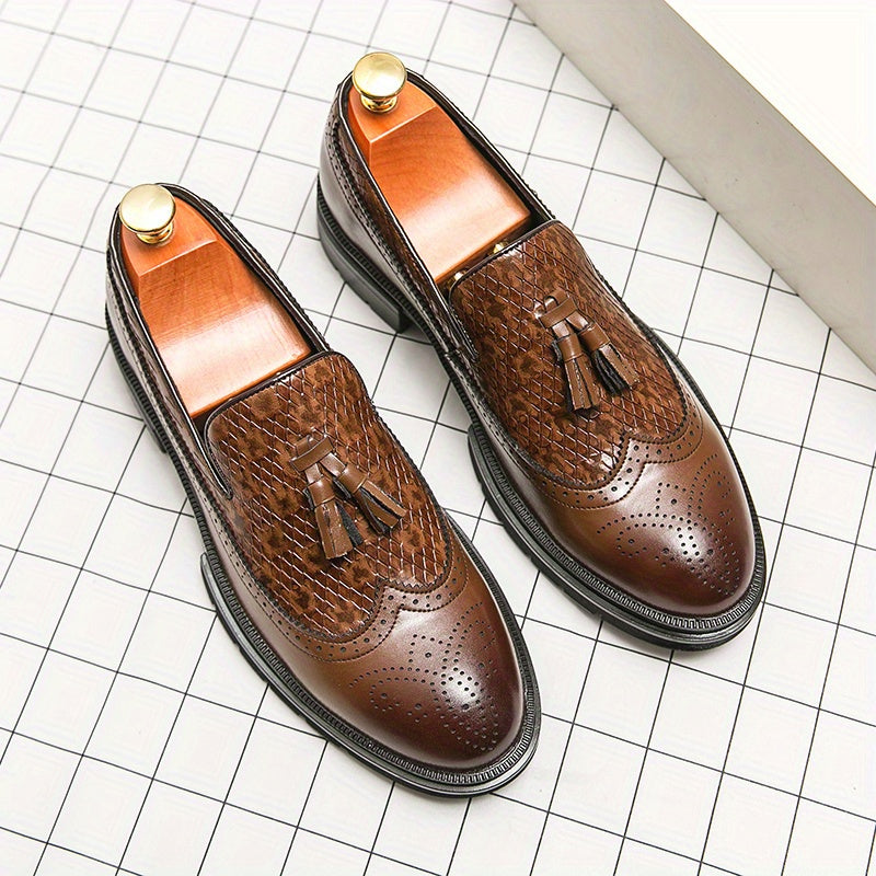 Men's Tassel Slip On Dress Shoes - Assorted Colors