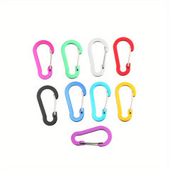 Colorful Aluminum Carabiner Key Clip for Outdoor Camping
