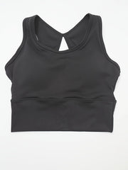 High Stretch Round Neck Sports Bra for Women