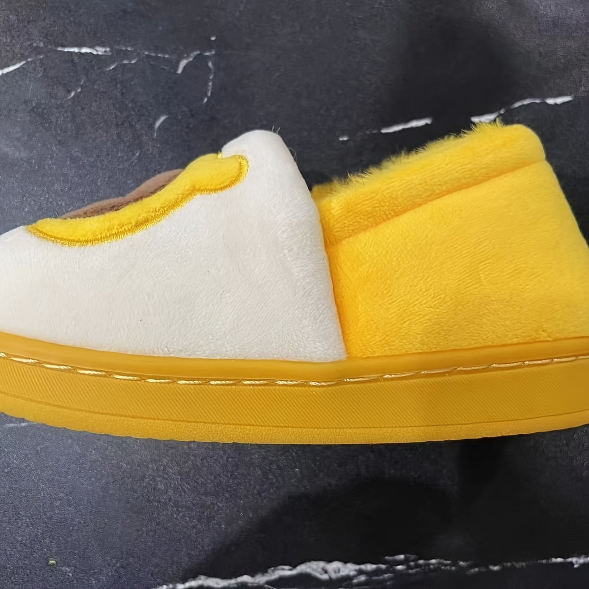 Girls Cartoon Slip On Fleece House Shoes Non Slip Soft Bottom Indoor Winter