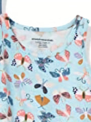 Girls' Basic Sundress Plain Sleeveless Tank Dress Holiday Style