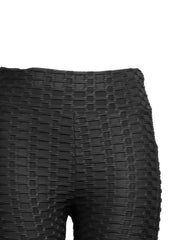 3Pcs Honeycomb Bermuda Sports Short Slim Fit Fitness Short Women's