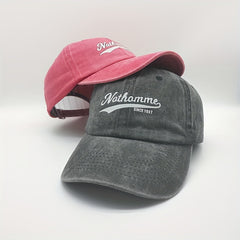 Nothomme Since1987 Pattern Unisex Vintage Baseball Cap