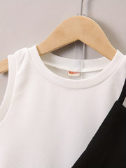 Boys Tank Top & Shorts & Crossbody Bag Summer Set