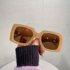 Vintage Oversized Sunglasses Y2K Hiking Sunshade Eyeglasses