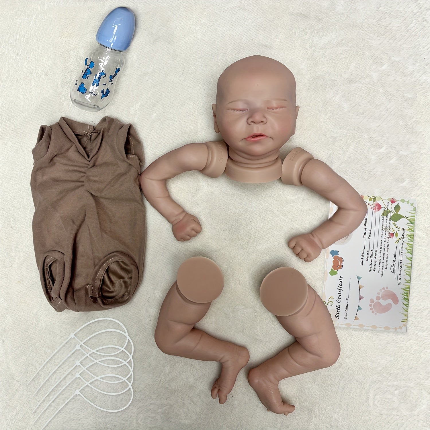 50 8cm Chase Silicone Bebe Reborn Doll Kits Unfinished Newborn Baby Doll Parts