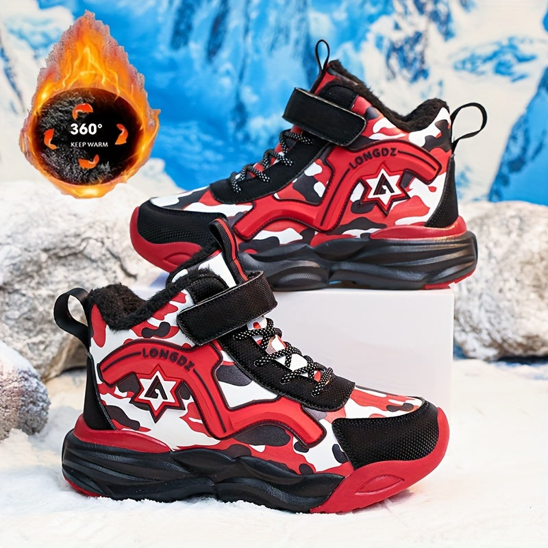 Boys' Basketball Shoes Non Slip Sneakers for Kids