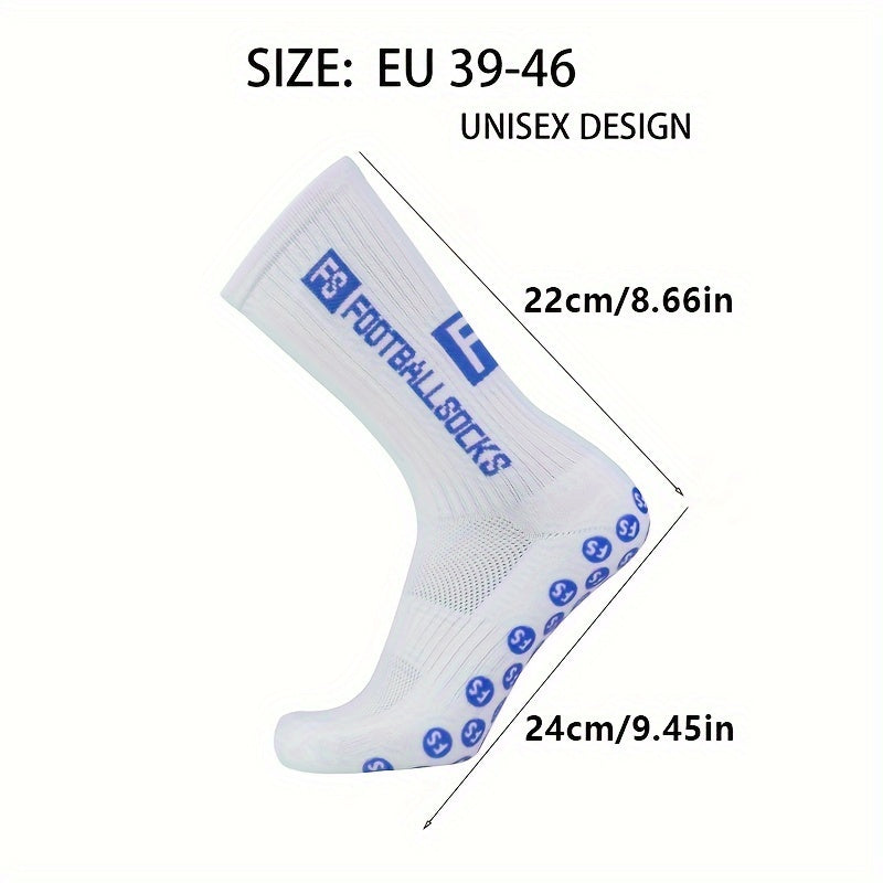 Men's Non Slip Athletic Mid Crew Sport Socks