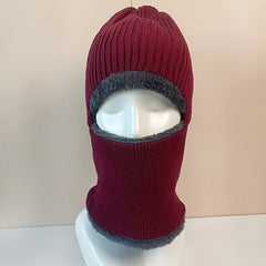 Fleece Balaclava Hat Ski Mask Unisex Winter Pullover Hat