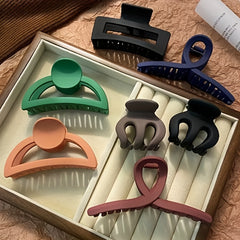 8pcs Plain Hair Clips Claw Clips Girls Hair Accessories