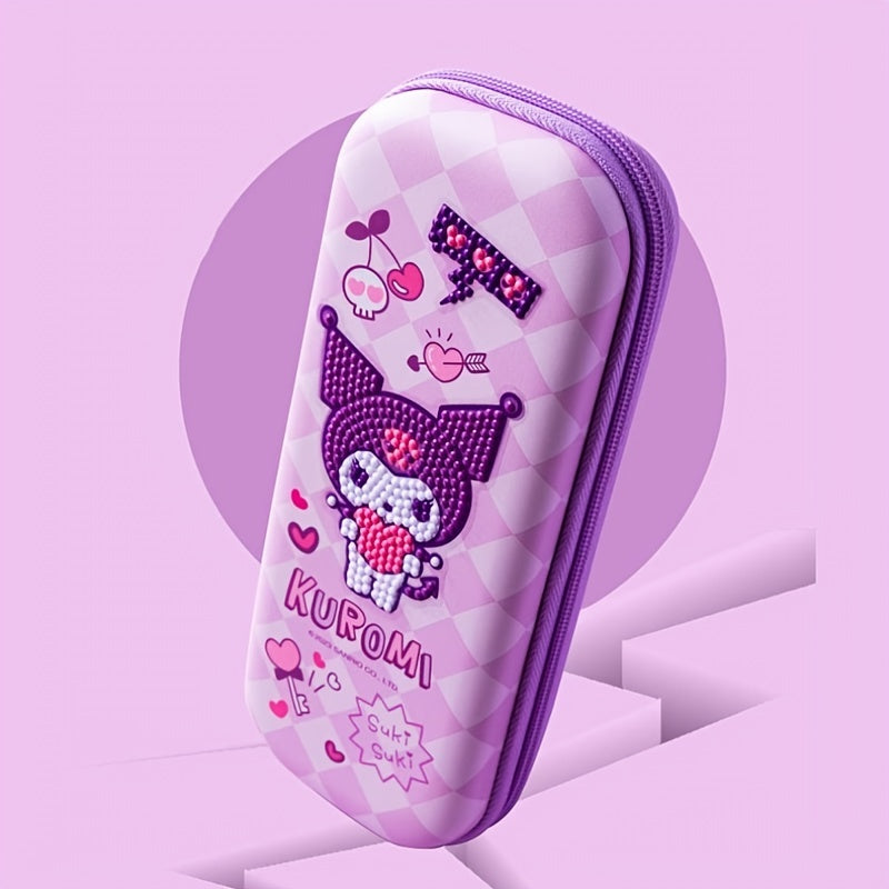 Kuromi Rhinestone DIY Cartoon Stationery Box Set