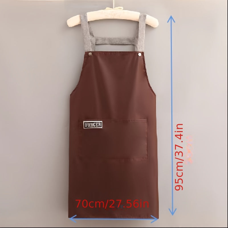 Waterproof Anti Fouling Kitchen Apron Stylish and Durable