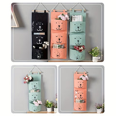 Over The Door Storage Hanging Fabric Bag Bedside Wall Hanging Storage Bag
