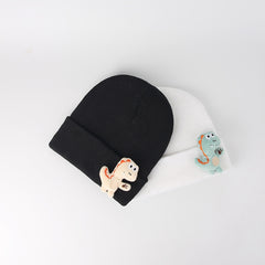 Dinosaur Doll Beanie Hat Cartoon Knit Winter Soft Beanie
