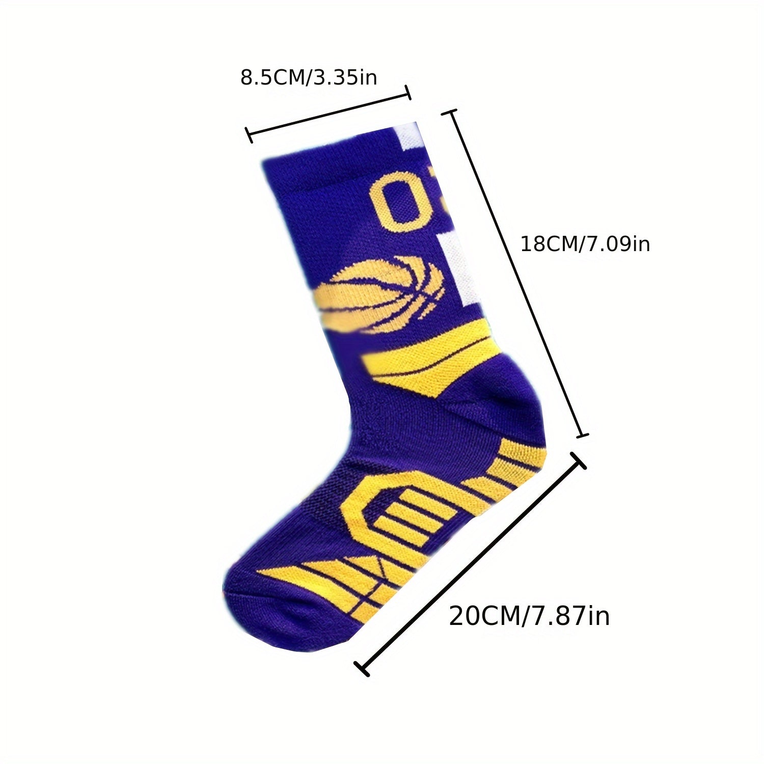Crew Basketball Socks Non Slip Quick Dry Outdoor Running Socks