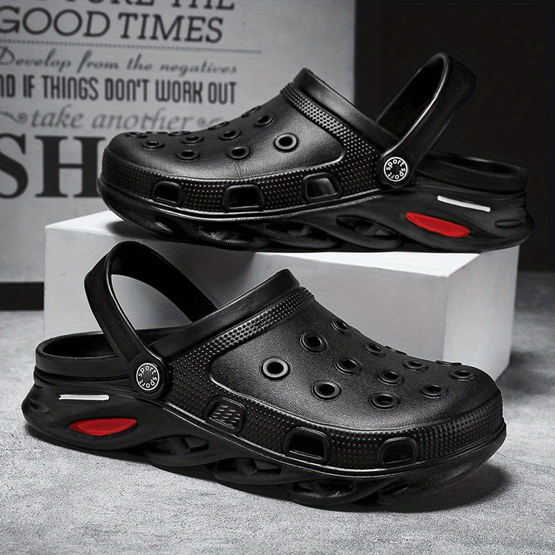 Unisex Lightweight Comfy Clogs Hollow Out Non Slip Garden Shoes