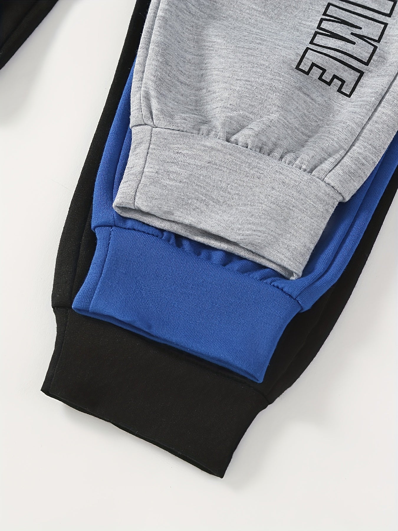 3pcs Happy Time Boys Active Sweatpants Breathable Jogger Sports Pants