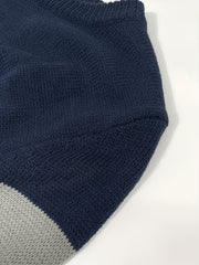 Knitted Block Sweater Men's Casual Warm Crew Neck Pullover