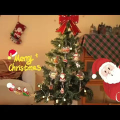 Christmas Tree Pendant Building Block Toys - Set of 6