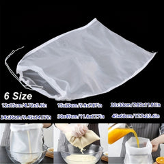Nylon Fine Mesh Food Strainer Filter Bag Home Brewing 6 Sizes