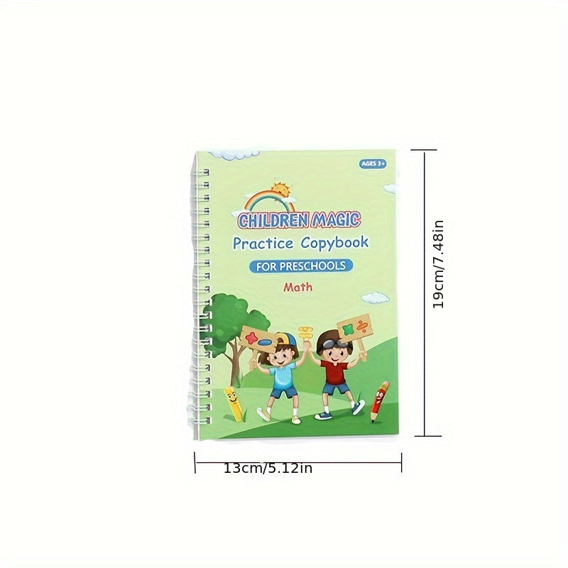 Kids Magic Practice Copybooks: Math, Alphabet Ages 3-8