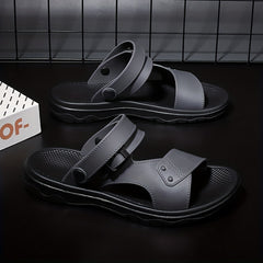 Men's Non Slip Sandals Quick Drying Comfy Slides Beach Shoes