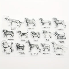 Puppy DIY Silicone Stamp for Crafts