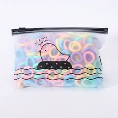 100pcs High Elastic Hair Ties - Perfect Gift for Girls