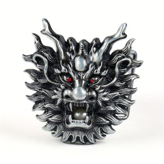 Metal Dragon Head Belt Buckle DIY Men's Novelty Clothing Accessories