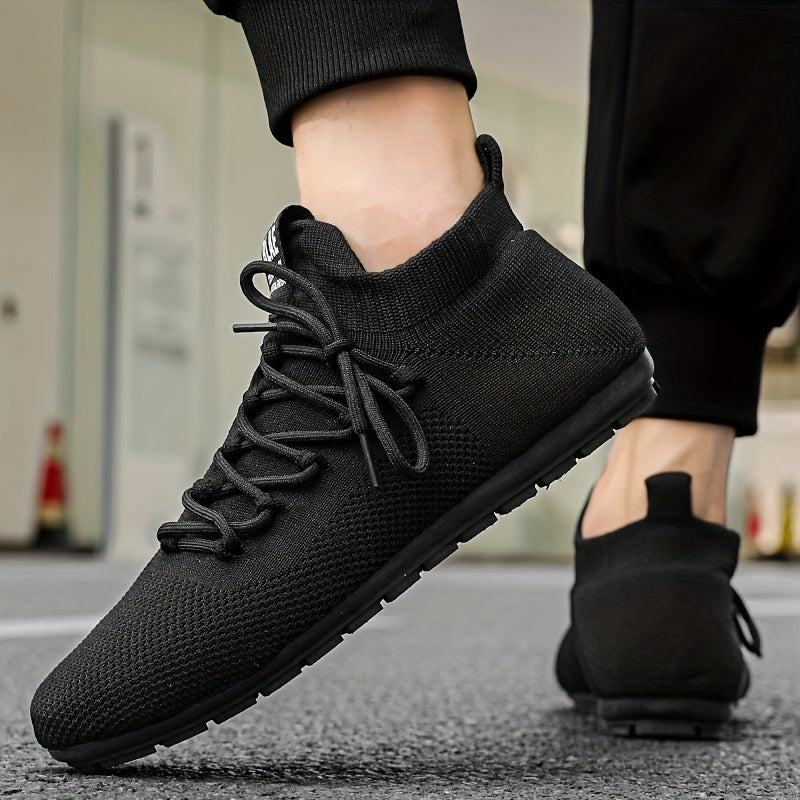 Men's Slip on Sock Sneakers Odor resistant Athletic Shoes