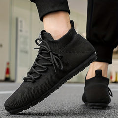 Men's Slip on Sock Sneakers Odor resistant Athletic Shoes